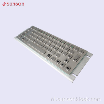 Metalic toetsenbord voor informatiekiosk